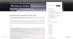 Desktop Screenshot of mythicalcode.com